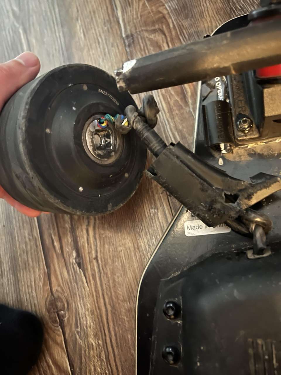 Backfire G2 Broken Rear Truck Axle